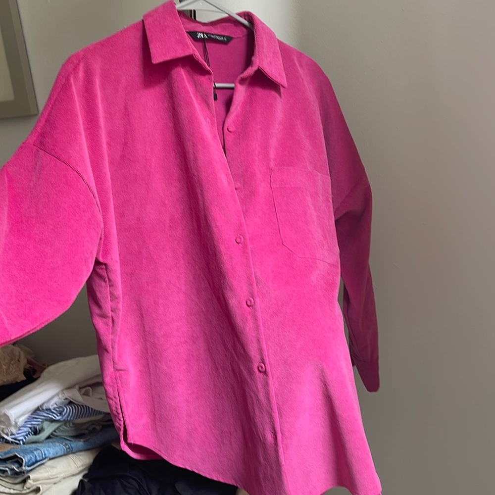 Barbie Zara hot pink corduroy